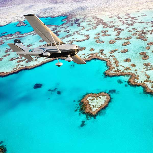 Whitsundays Scenic Flight Over Heart Reef