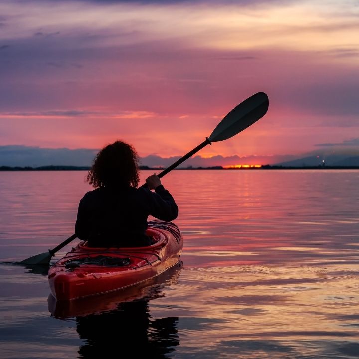 Whitsunday Stand Up Paddle & Kayak Scenic Shores sunset kayak